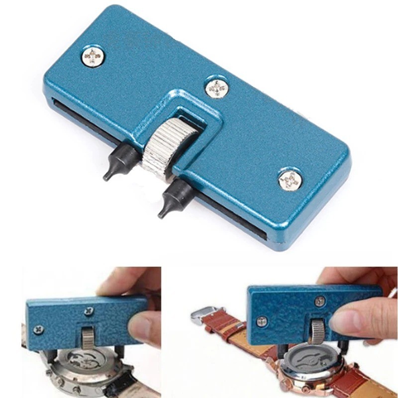Watch Back Case Opener Tool –Adjustable Repair Kit for Watch Battery Replacement