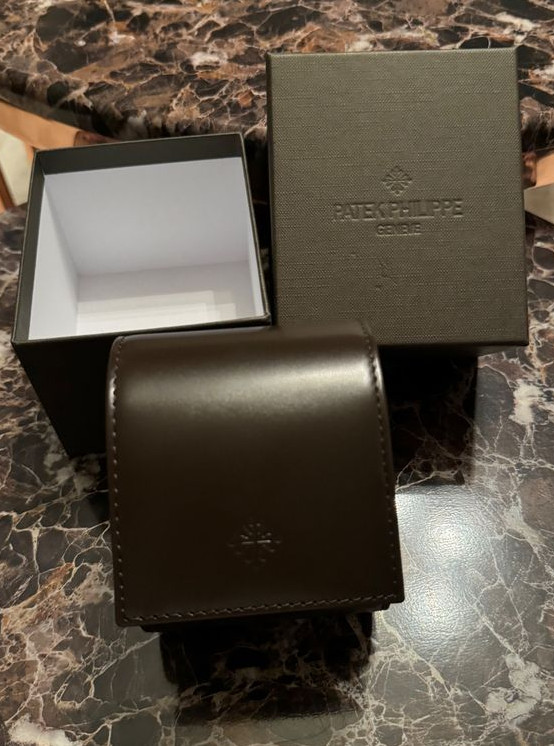 Patek Philippe Watch Travel Leather Pouch Case Holder Box Genuine Authentic