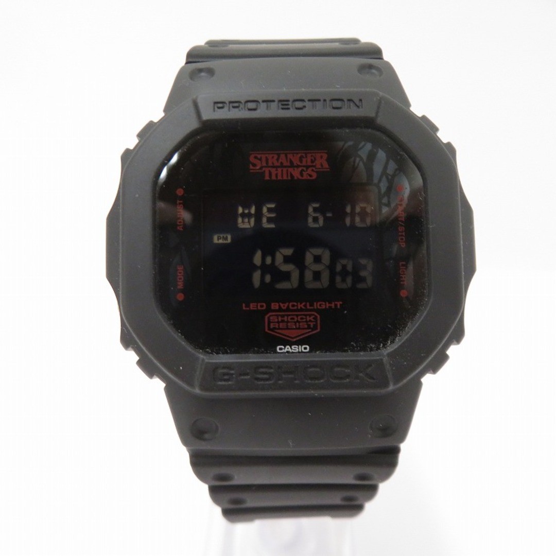 Seto Ohashi G SHOCK G SHOCK Watch Stranger Things DW 5600STT 1JR Digital Quartz