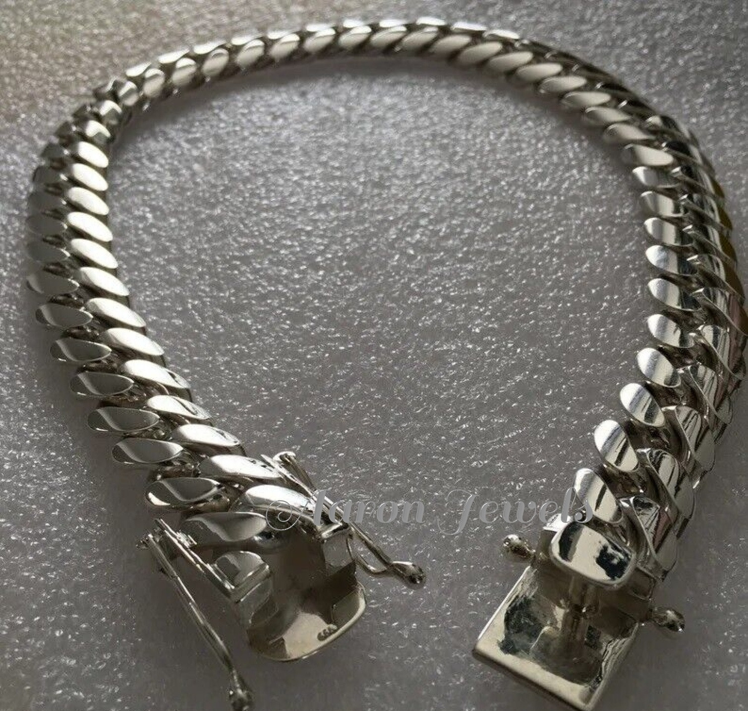 Men’s Miami PLAIN Cuban 20mm x 26″ LINK Chain 925 Sterling Silver ITALIAN LOCK