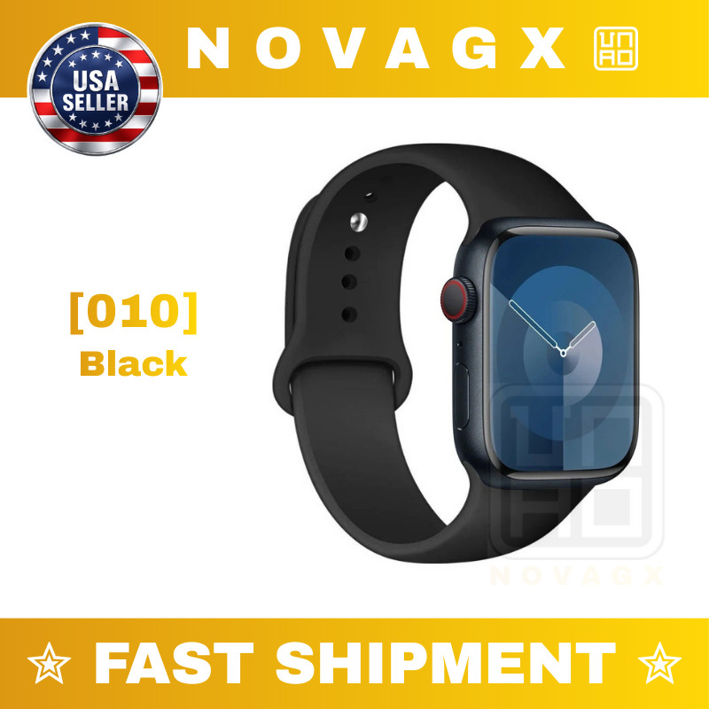 Silicone Band for Apple Watch Ultra SE 11 10 9 8 7 6 5 4 3 2 1 38/40/42/44/49mm