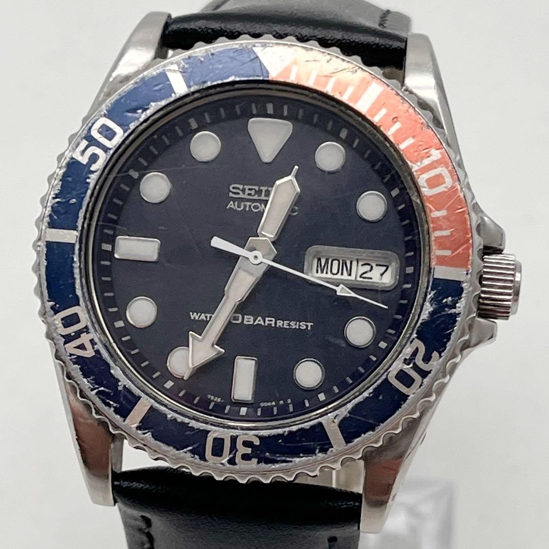 SEIKO Pepsi Bezel Automatic 7S26-0040 Men’s Watch From Japan External Belt