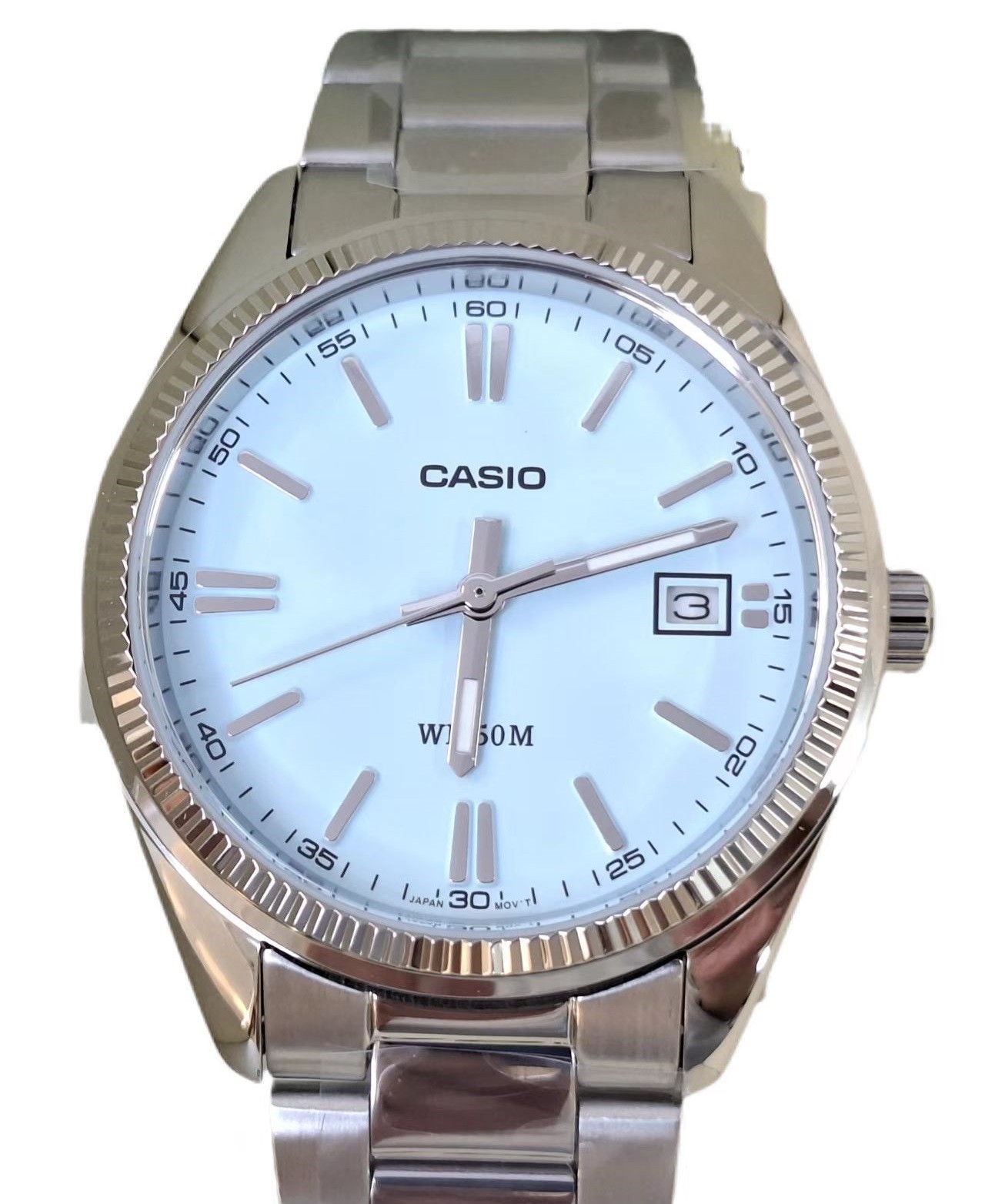 Casio UTP-1302PD-2A2 Stainless Steel Band 35 mm Dail Blue Unisex Adults Watch