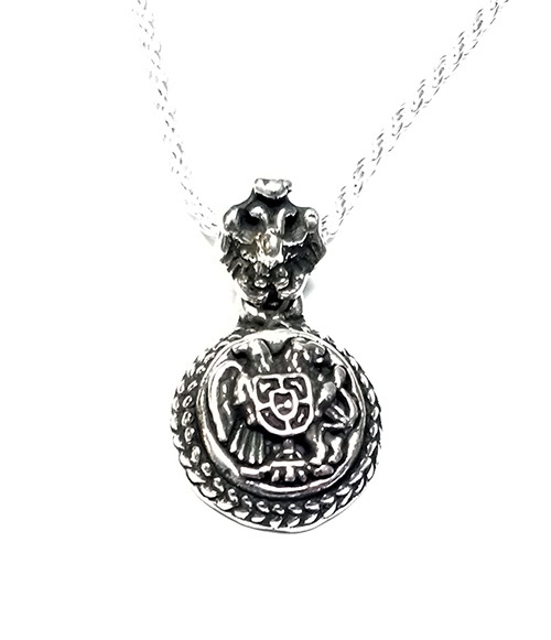 Coat of Arms Armenia Silver Pendant V1