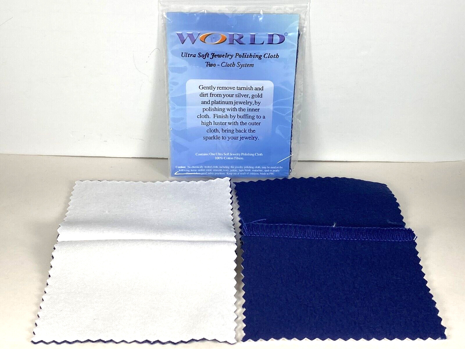 GOLD SILVER PLATINUM CROSS TYPE PEN POLISHING CLOTH (6″ x 4″ OPENED UP)