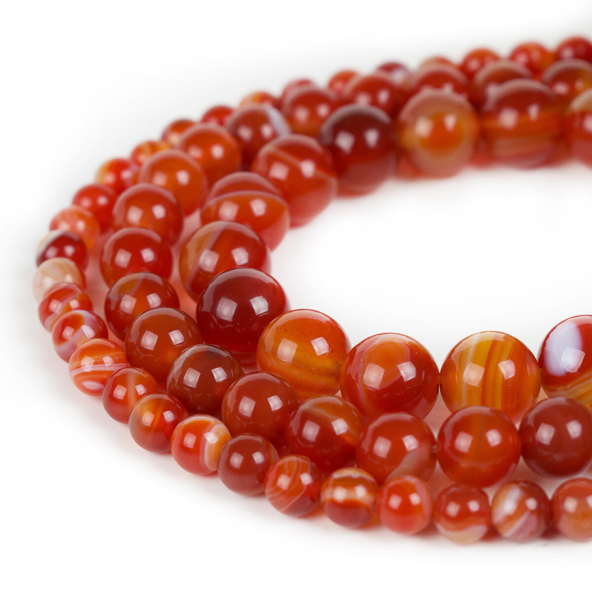 Natural Dark Carnelian Beads Strand Round For Jewelry Making 6mm 8mm 10mm 12mm