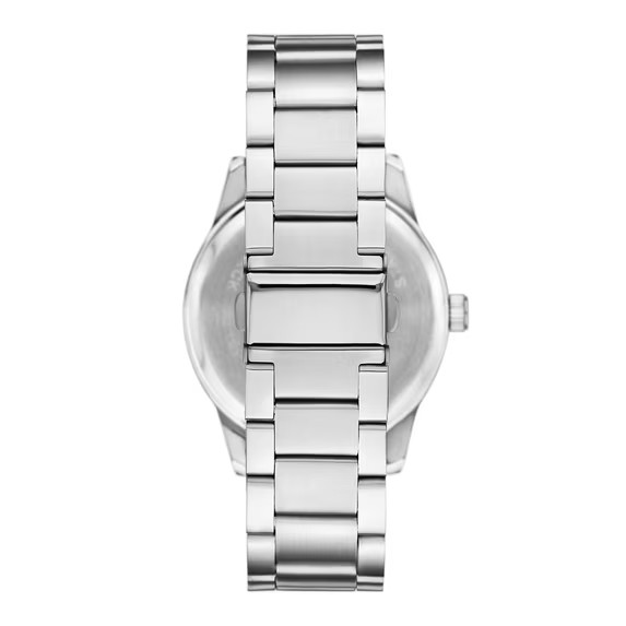 Folio Adult Men’s Stainless Steel Silver 42mm 2pc Wristwatch Set