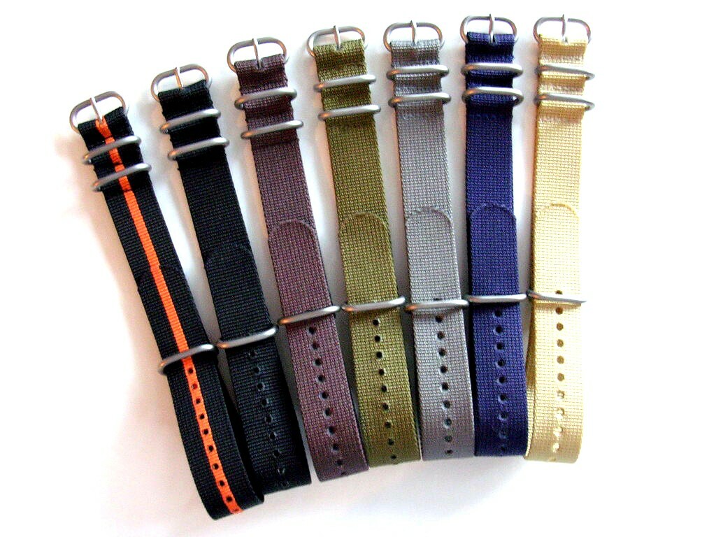 NATO G10 ® UTC Heavy Ballistic Nylon Military RAF watchband strap Bond IW SUISSE