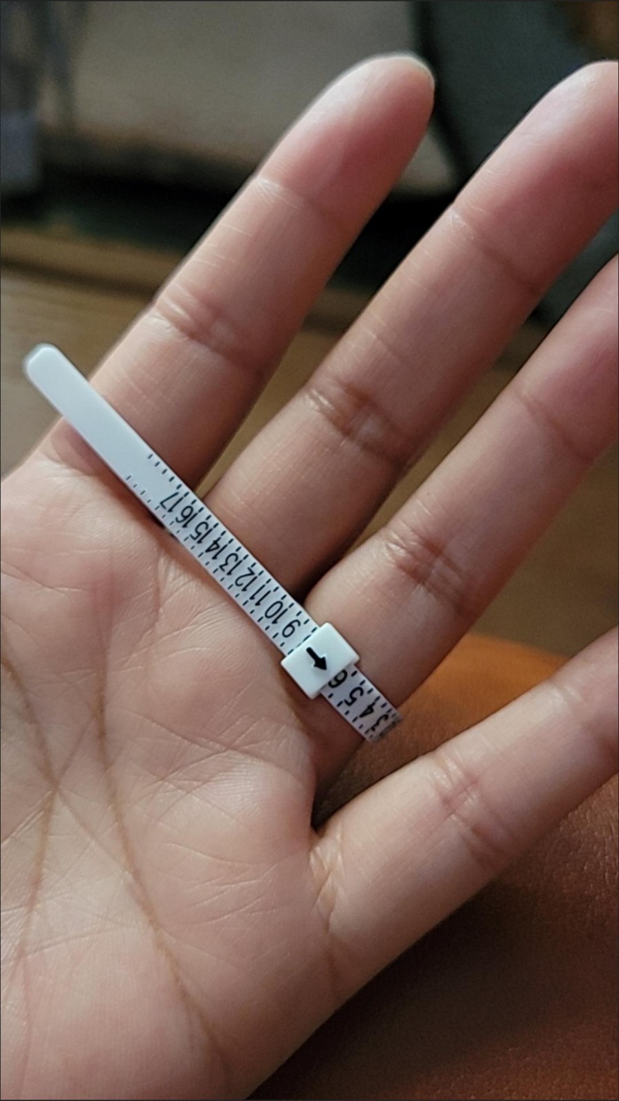 2PCS Ring Sizer Measure Tool Gauge Plastic Finger Sizing Finder Reusable 1-17