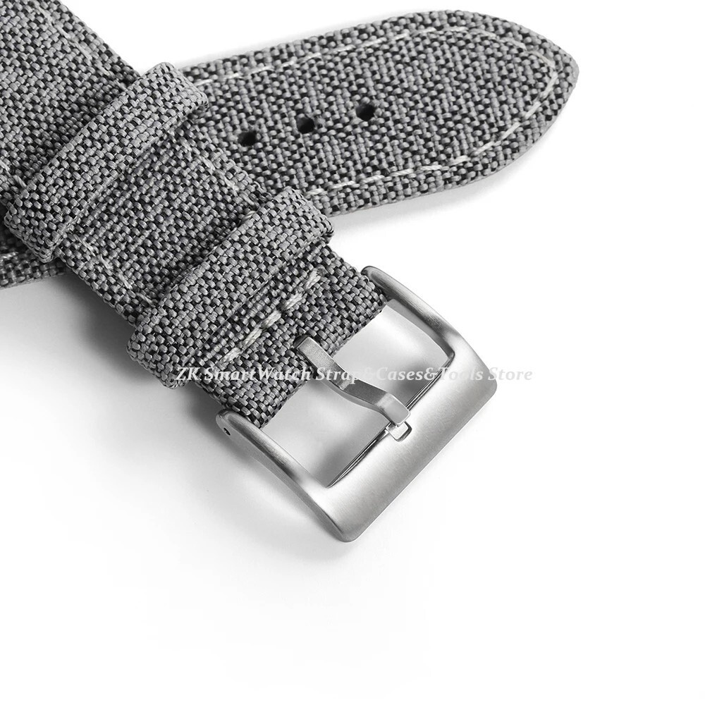 Quick Release Sailcloth Watch Band 18 20 22MM Nylon Fabric Watch Strap Men Women