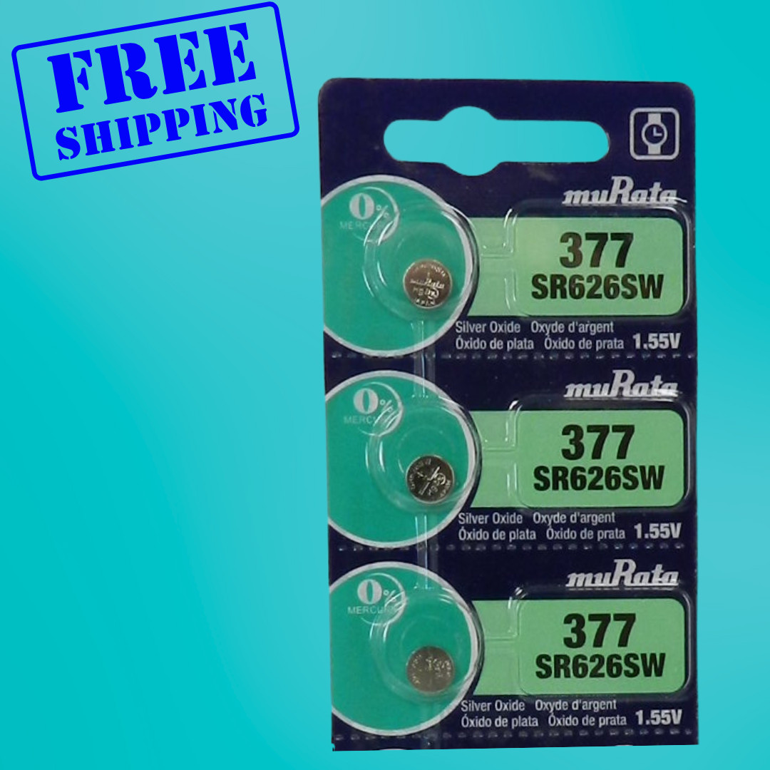 Murata / Sony 377 SR626SW – 3Pc