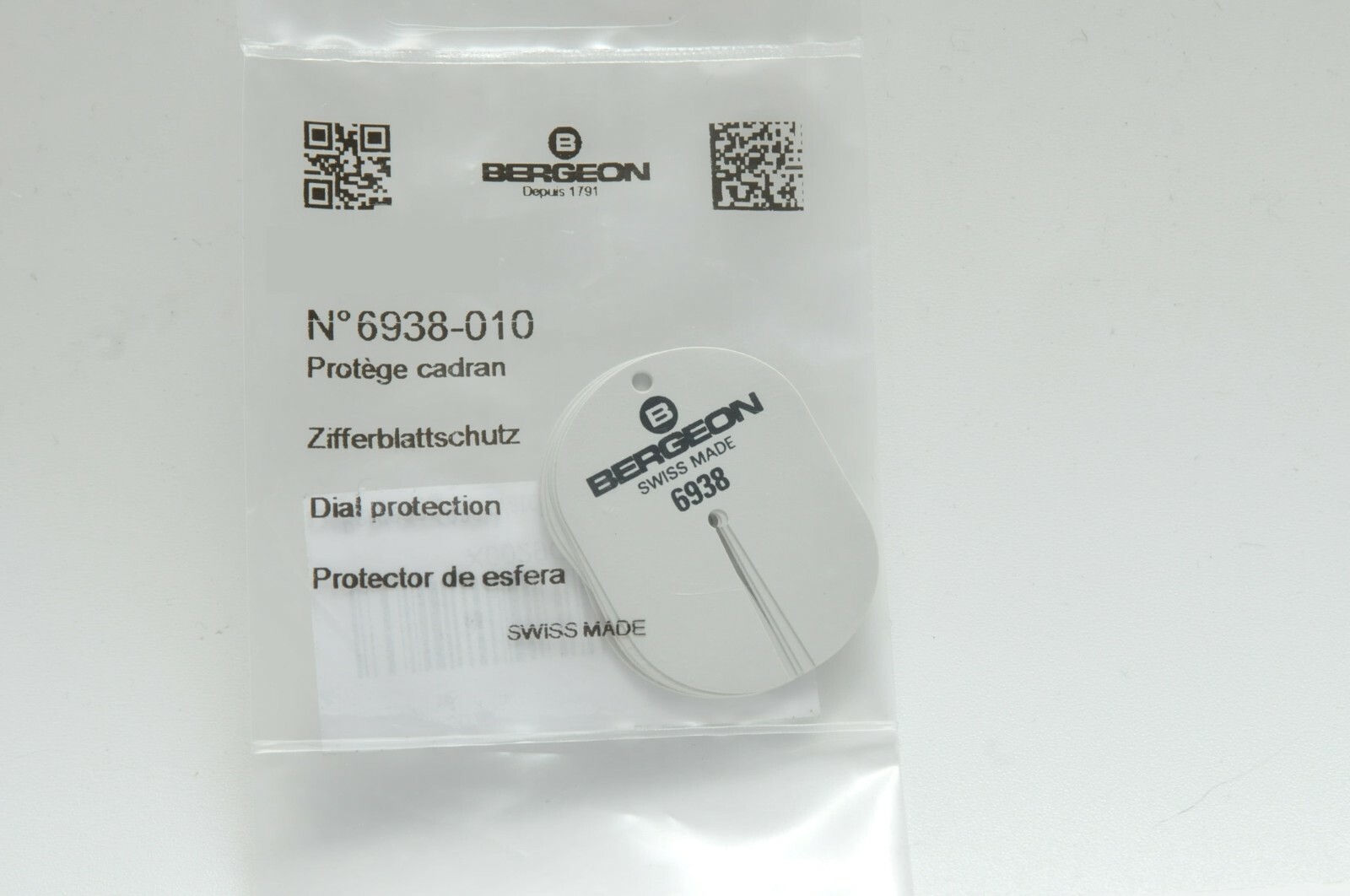 Bergeon 6938 Watch Dial Pad For Hand Removal Swiss Made (1PC)