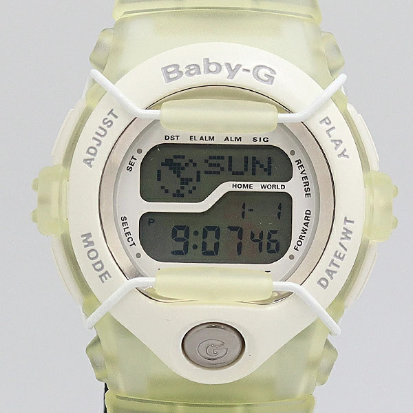 Excellent condition working with box and Casio Baby G Tripper BGT 100 QZ Digital