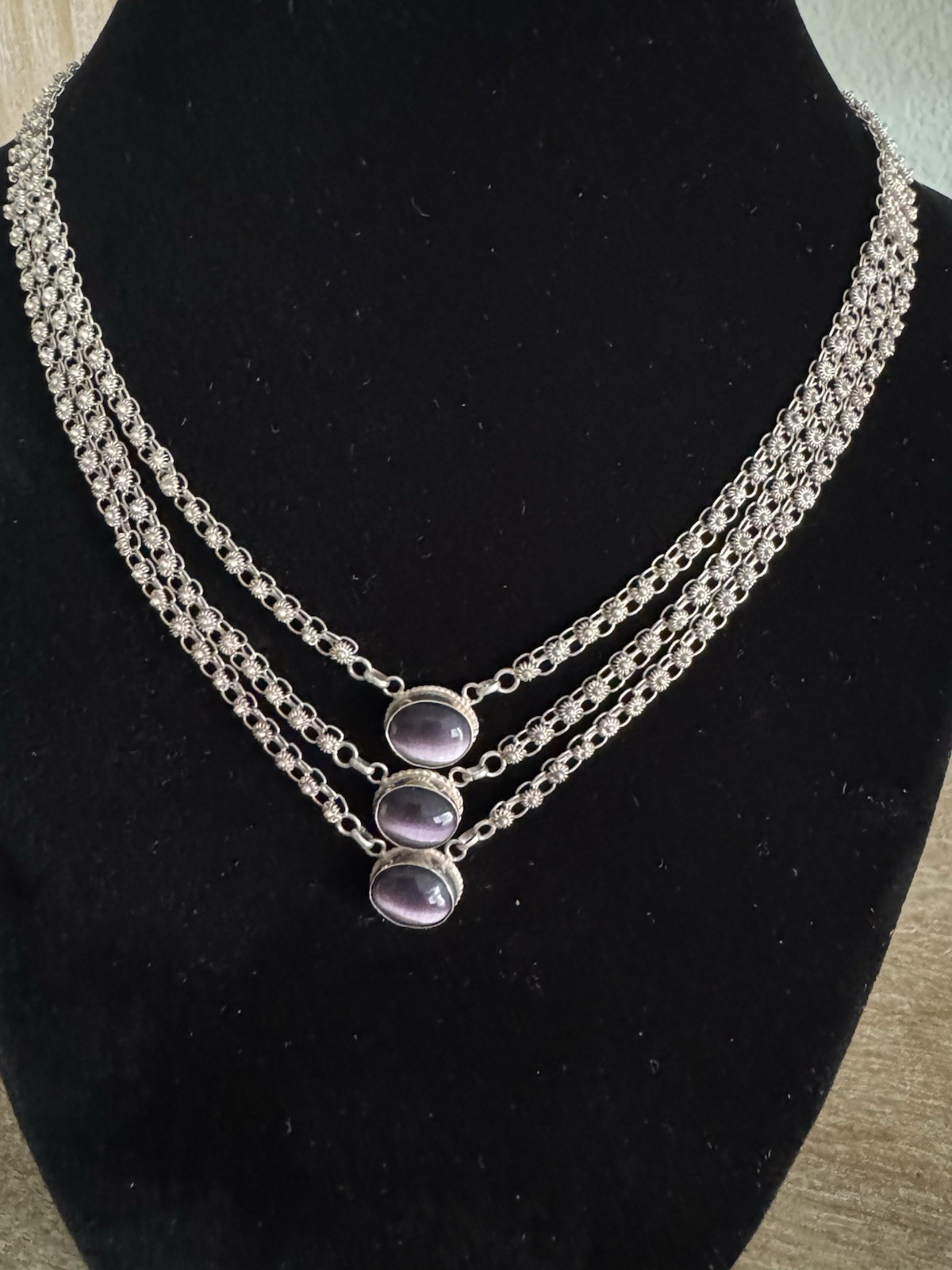 Vintage Made In Armenia Necklace, Bracelet And Earrings Set