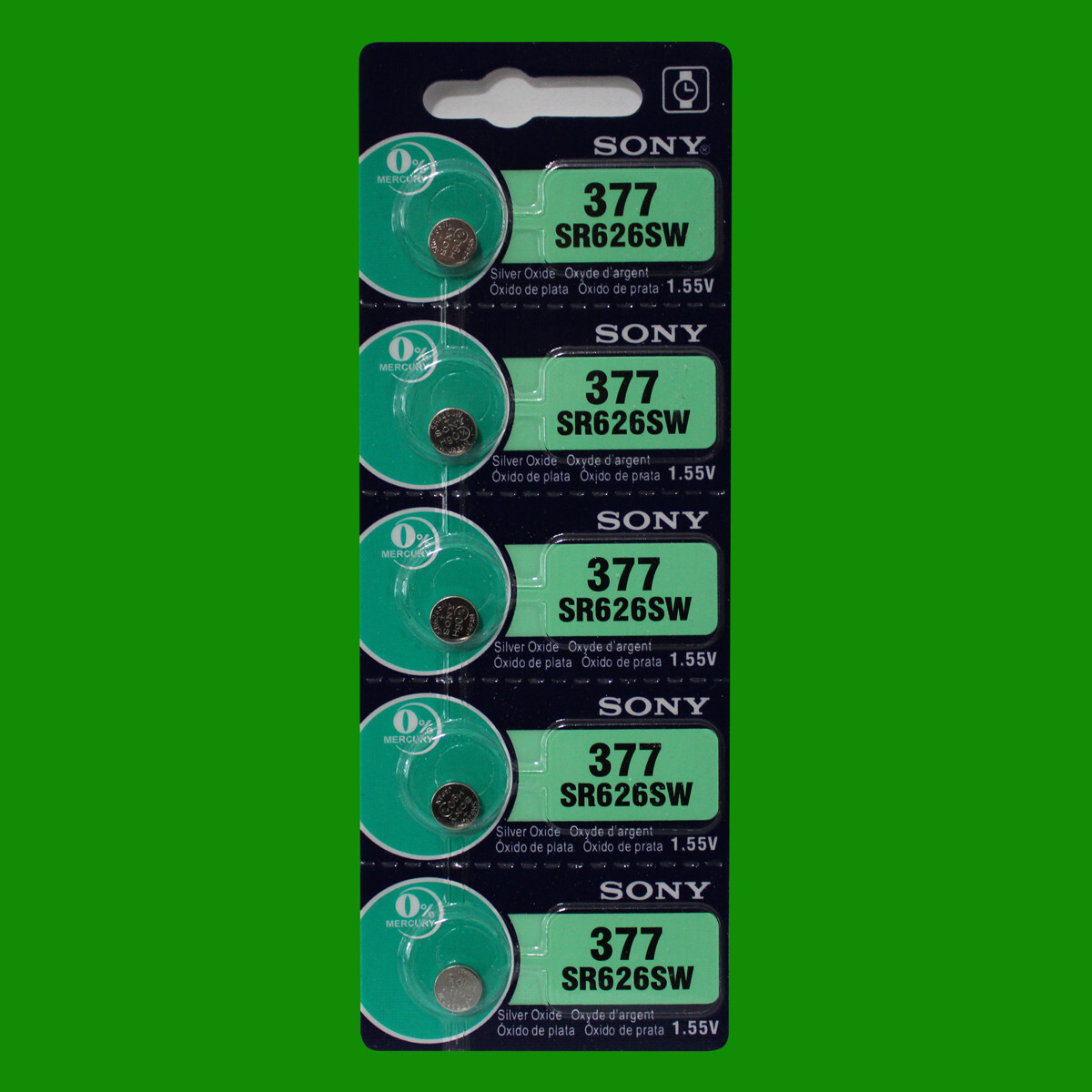 Sony 377 SR626SW Watch Battery – 5Pc