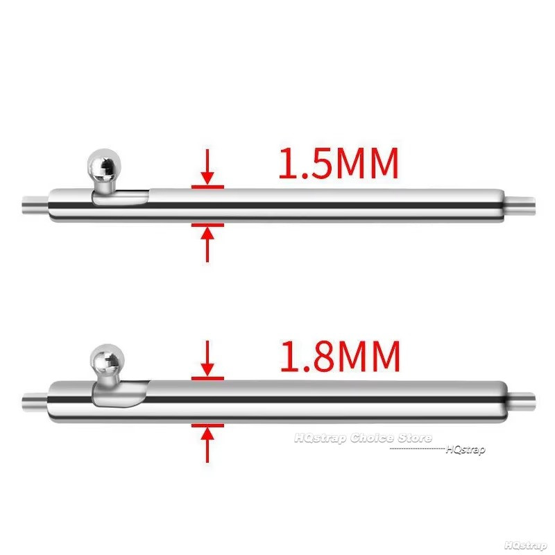 Quick Release Spring Bar Stainless Steel Watch Band Pin Bar 18mm 20mm 22mm 24mm