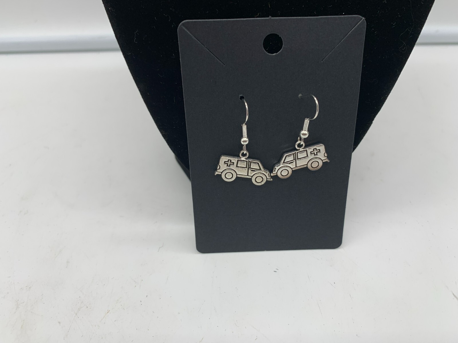 Metal Ambulance Earring Set DD01B10135