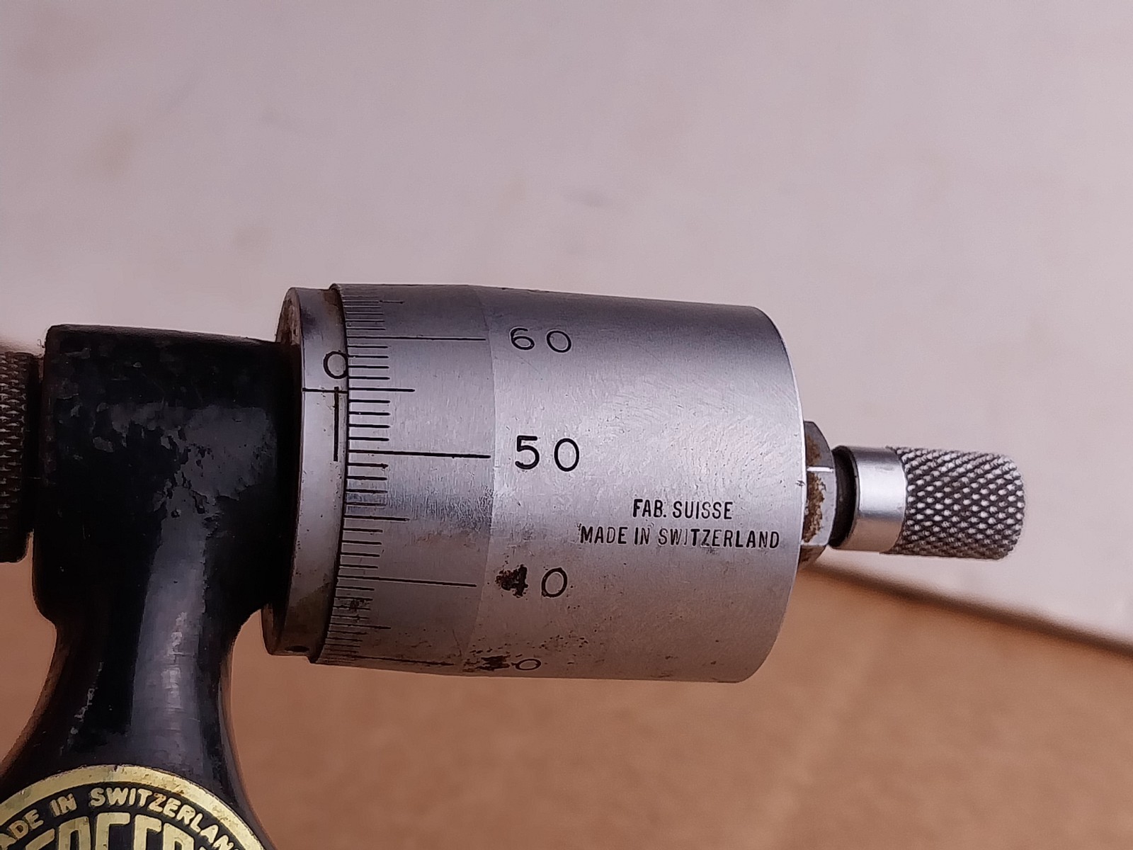 Bergeon Benchtop Micrometer w/ Adjustable Base Fabrication Suisse