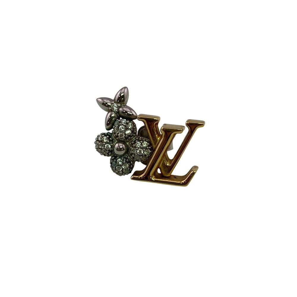 LOUIS VUITTON M01264 Accessory Jewelry Earrings Pius LV Gram GP Earrings Silver
