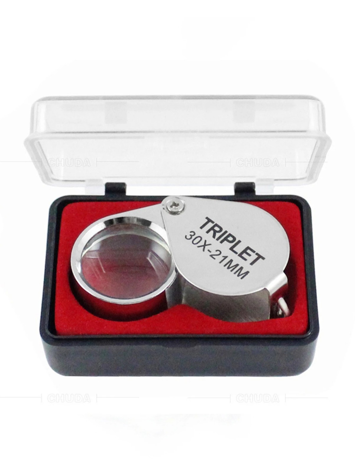 NEW 30X Jewelers Loupe Magnifier Jewelry Coin Loop Magnifying Glass Eye Pocket
