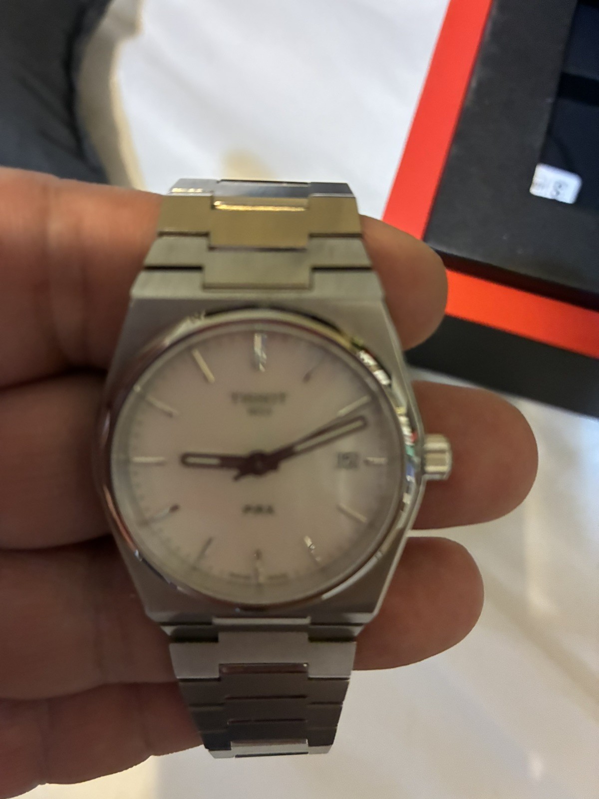 Tissot PRX White Mother of Pearl Unisex Adults Watch T137.207.11.111.00