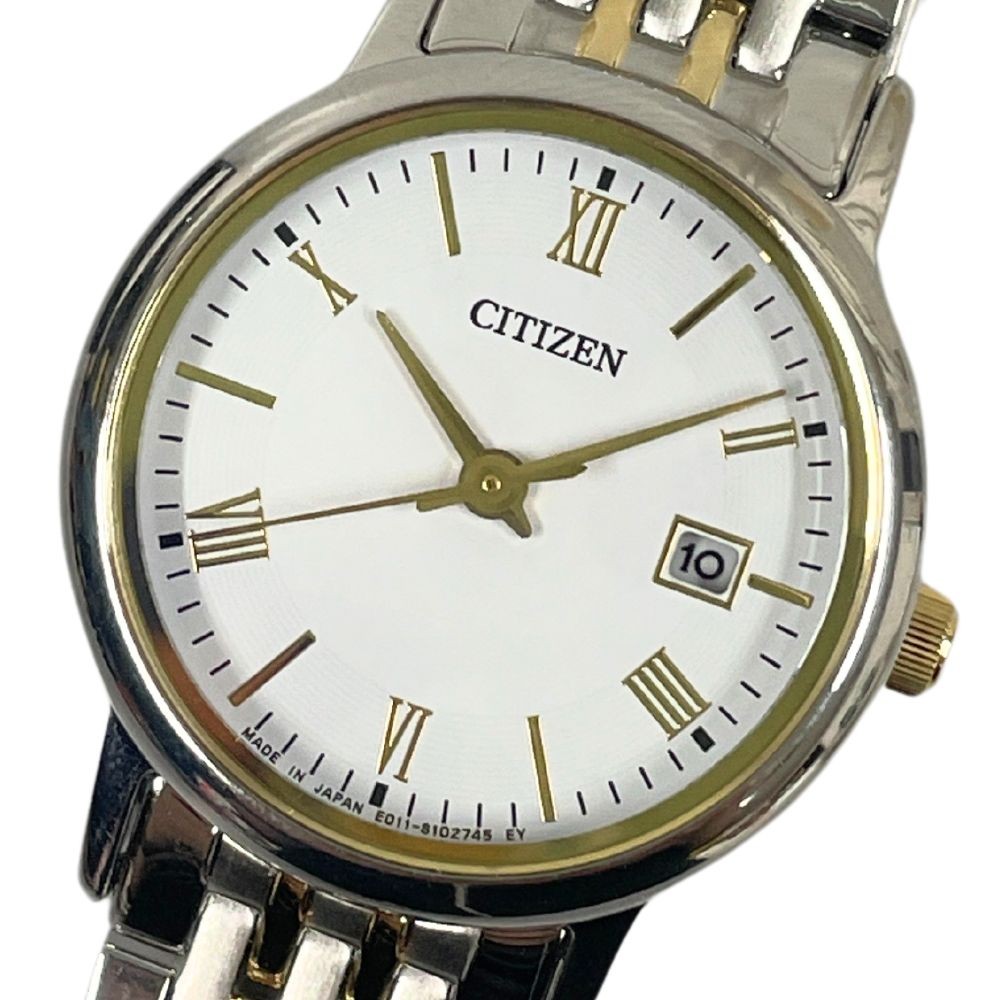 low battery CITIZEN ladies EW1584 59C Forma Eco Drive back cover company name en