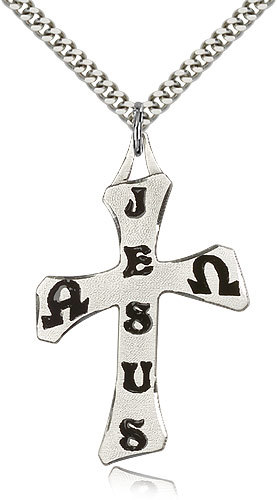 .925 Sterling Silver Cross Necklace For Men On 24 Chain – 30 Day Money Back …