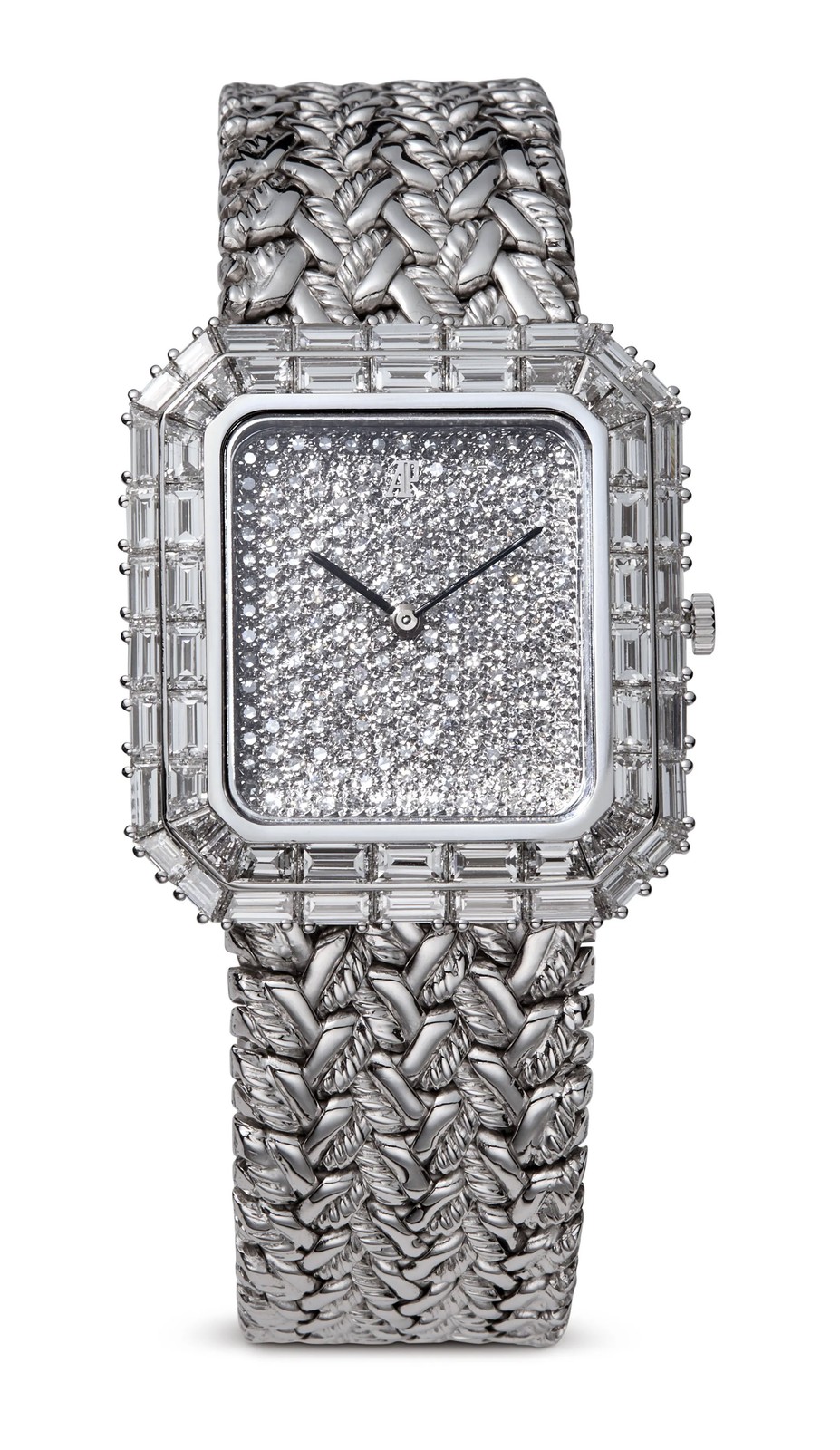 Audemars Piguet Vintage Diamond 31mmX33mm 14760BC 18K White Gold Unisex Watch