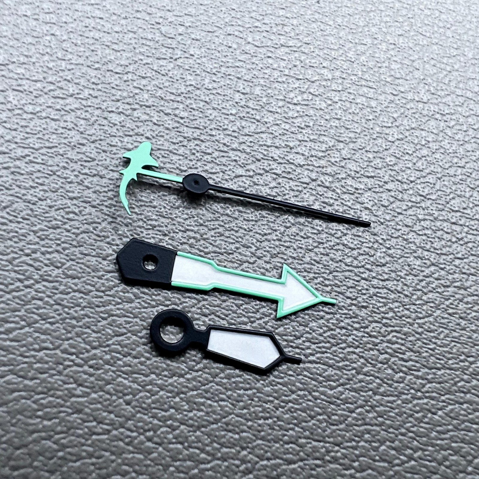 Green+Black Trim Watch Hands Set For NH35A NH36A A72
