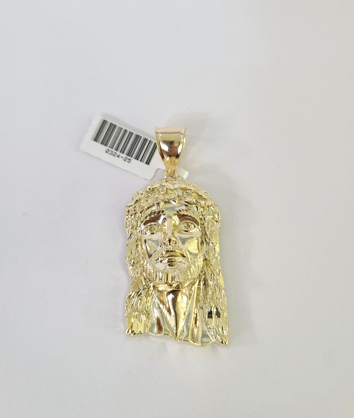10k Jesus Head Charm Pendant Yellow Gold Genuine REAL 10Kt