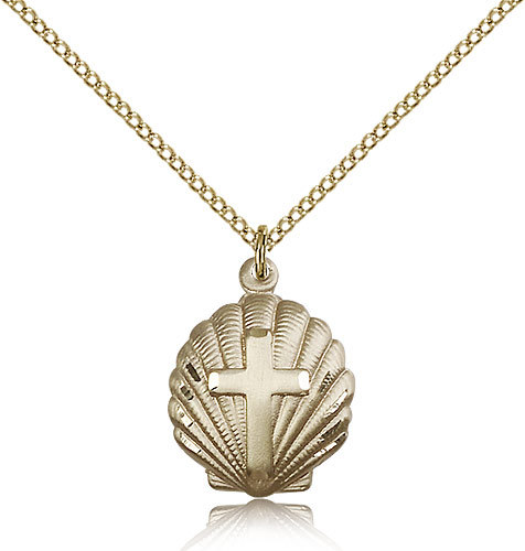 Gold Filled Cross Necklace For Women On 18 Chain – 30 Day Money Back Guarantee