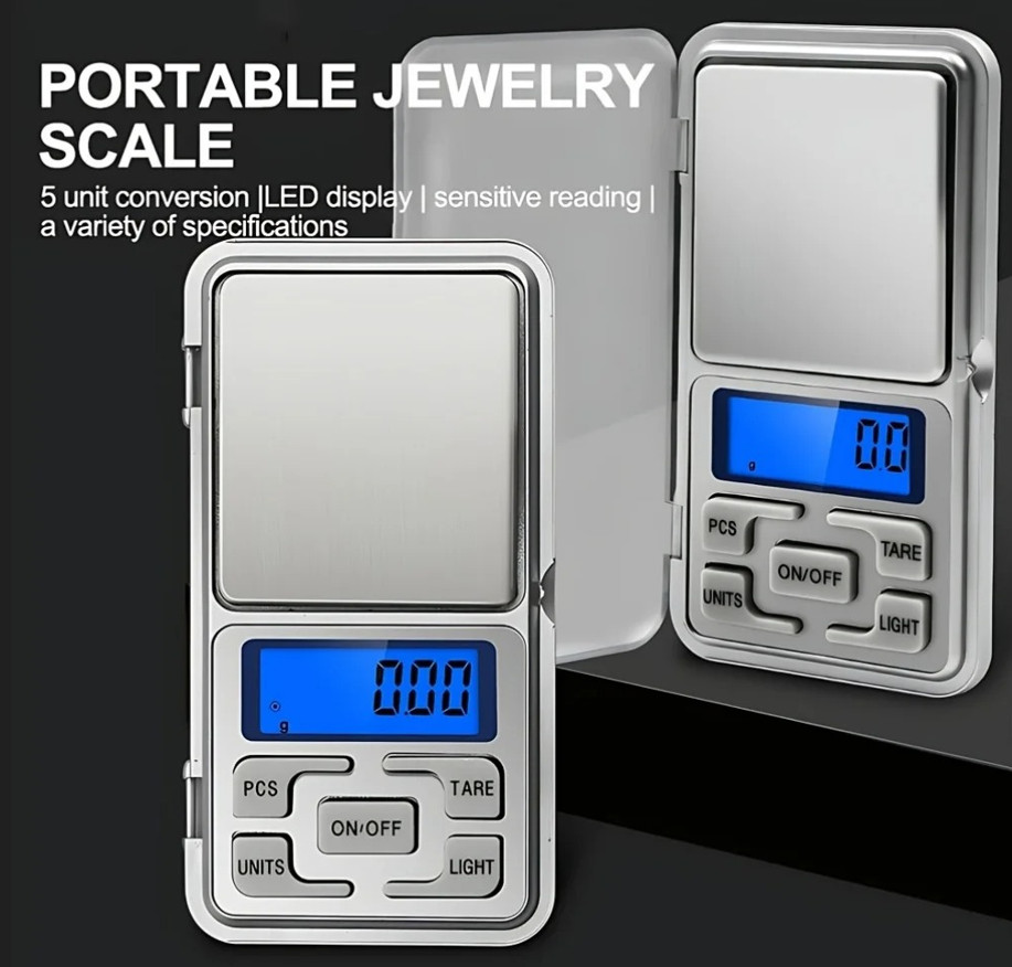 1pc High Precision 500g Digital Pocket Scale with LCD Display for Jewelry&Herbs