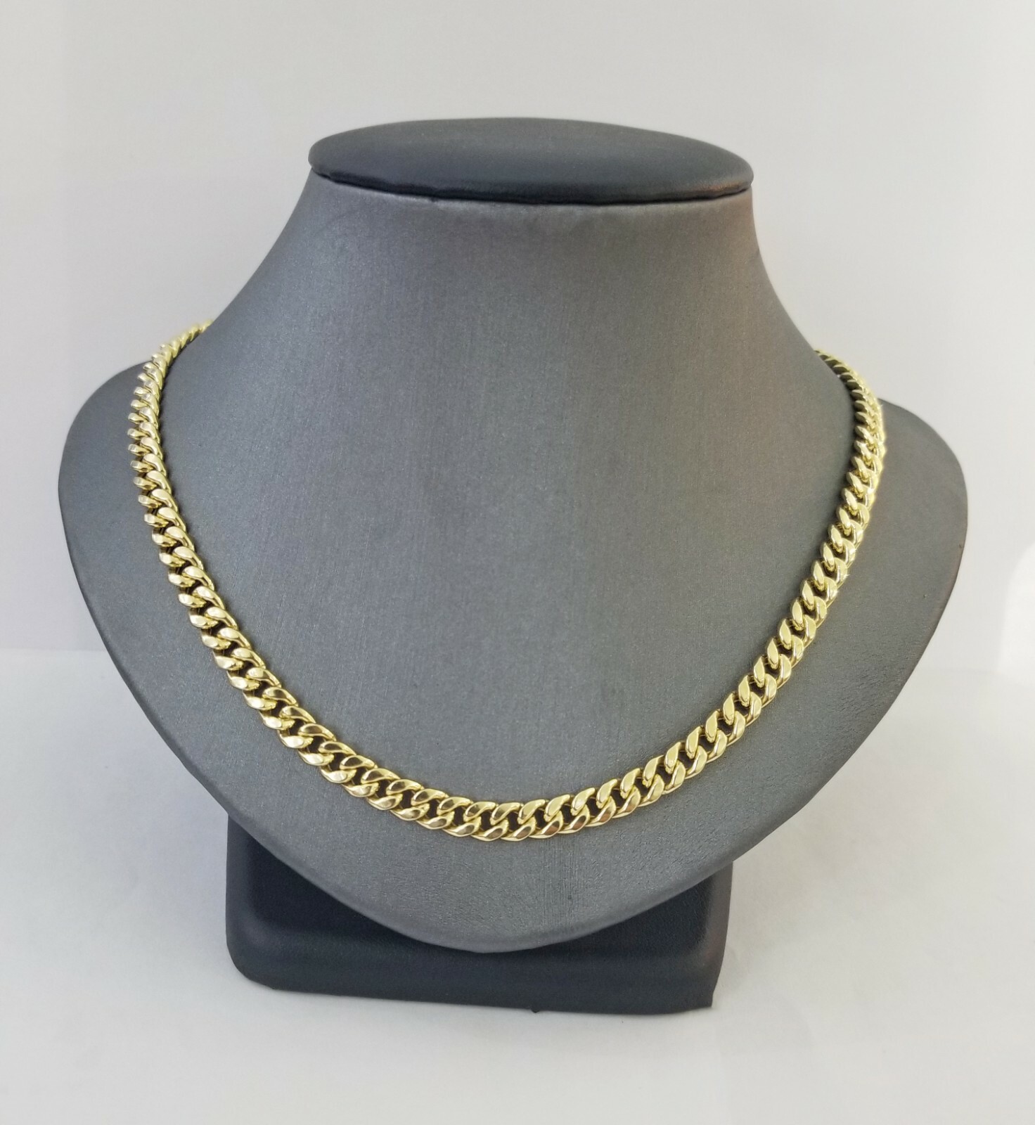 14k Yellow Gold Miami Cuban Necklace Chain 6mm 7mm 8mm 9mm 14K