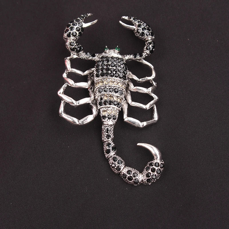 Women Men Unisex Scorpion Lover Brooch Fashion Animal Pins Badge Jewelry