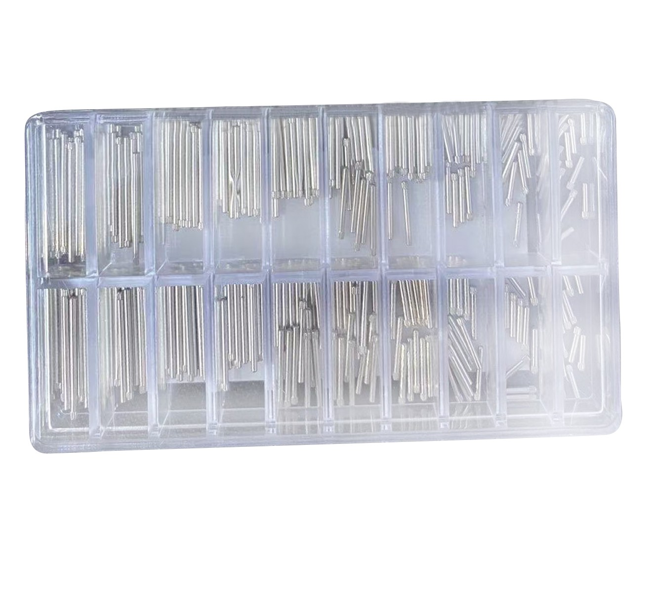 300Pcs 1.3&1.4mm Diameter Single End Watch Spring Bar Link Pin Assortment 8~26mm