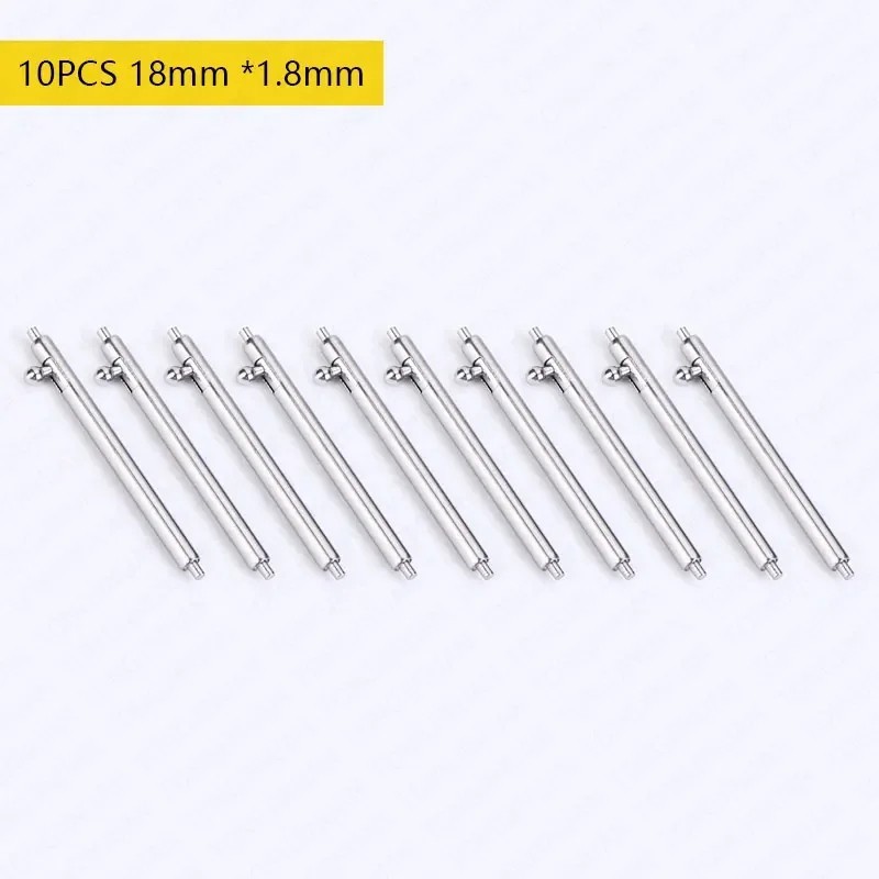 10PCS Quick Release Watch Spring Bars 1.8mm Strap Pins Replacement Tool Kit