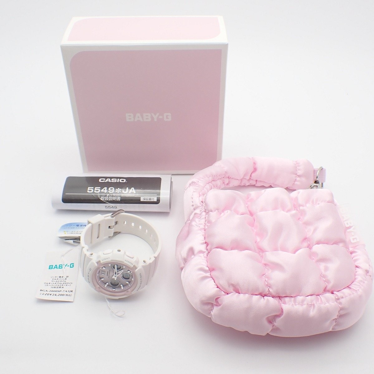 Used Condition Casio Baby G Spring Package 2026 Solar Radio Analog Digital Ladie