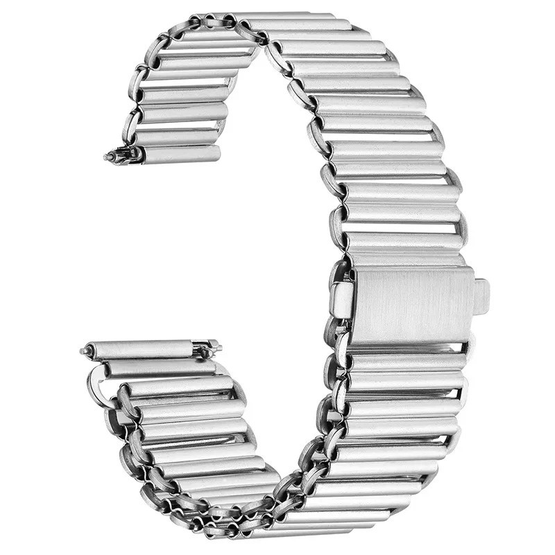18mm 20mm 22mm Stainless Steel Watch Strap Quick Release Metal Bonklip Bracelet