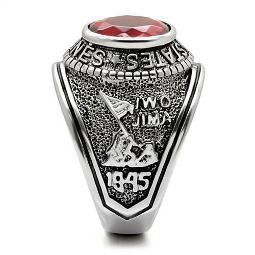United States US Marine Corps Ring USMC Military Rings Surplus of Silver & Gold