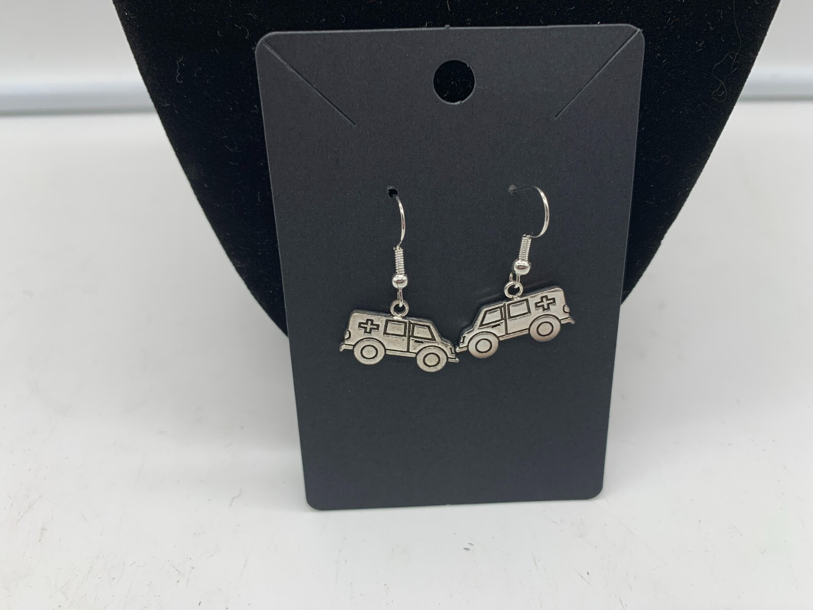Metal Ambulance Earring Set DD01B10135