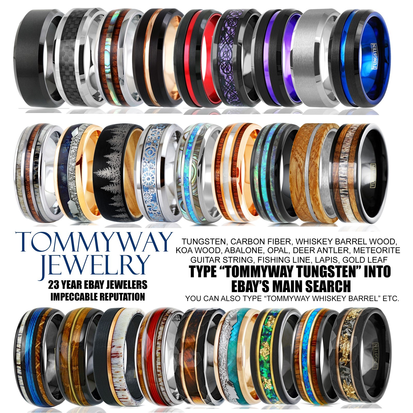 Personalized Tungsten Carbide Men’s Ring Brushed Center Wedding Band Jewelry