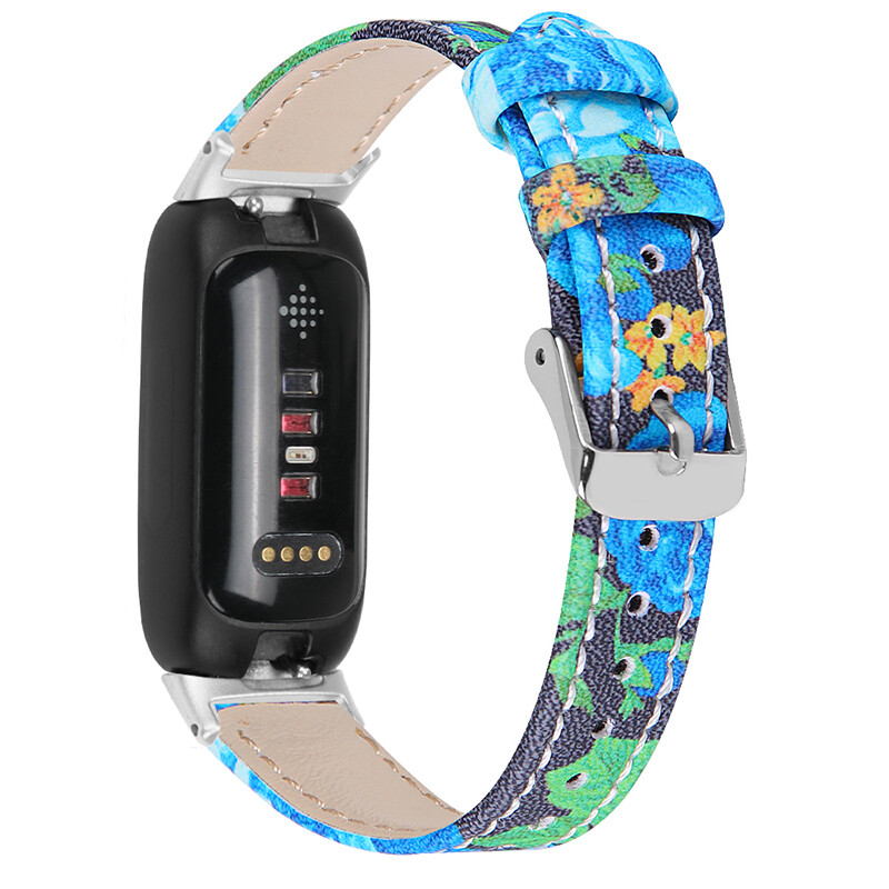 For Fitbit Inspire 3 Slim Genuine Leather Wristband Band Replacement Strap