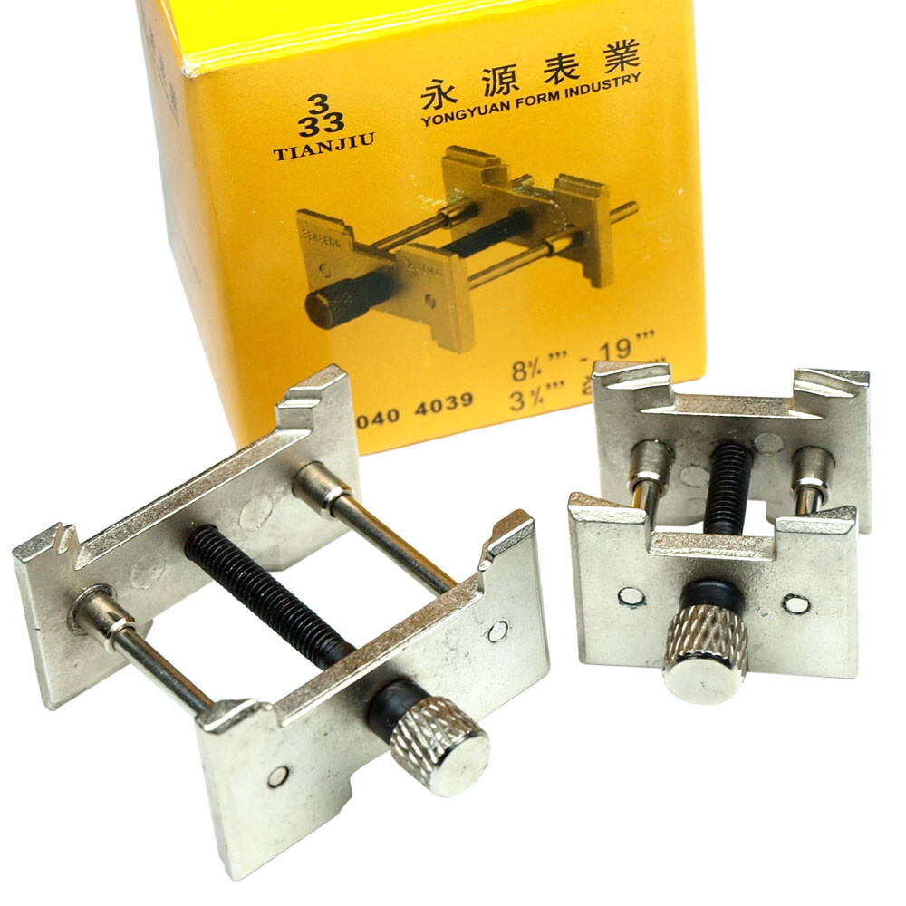 Watch Repair tool – Two (2) All Metal Wrist Watch Movement Holder – #4039 #4040
