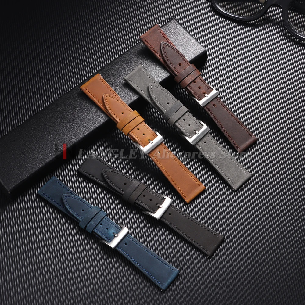 Genuine Cowhide Watch Strap 18mm for Casio for F91W W-800H SGW400 F84