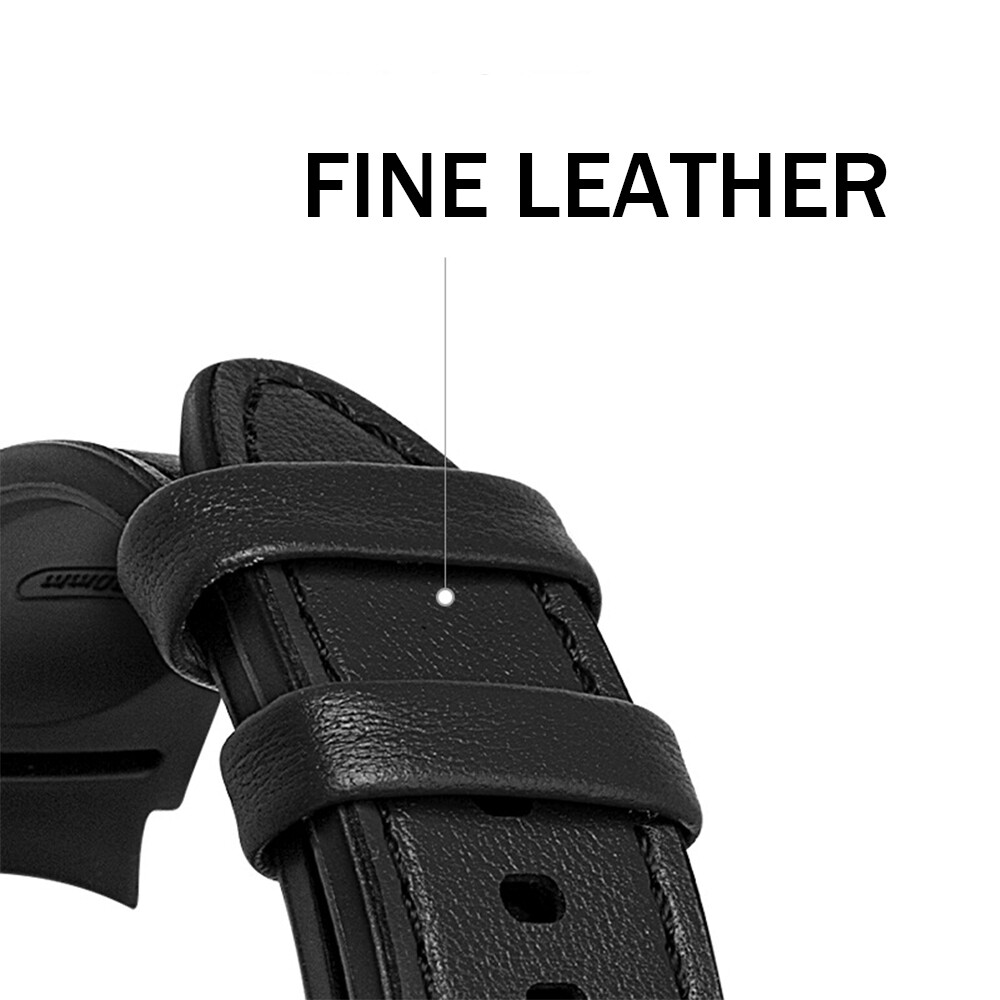 Leather Watch Band Wrist Strap For Samsung Galaxy Watch 6 40/44mm/Classic 43/47m