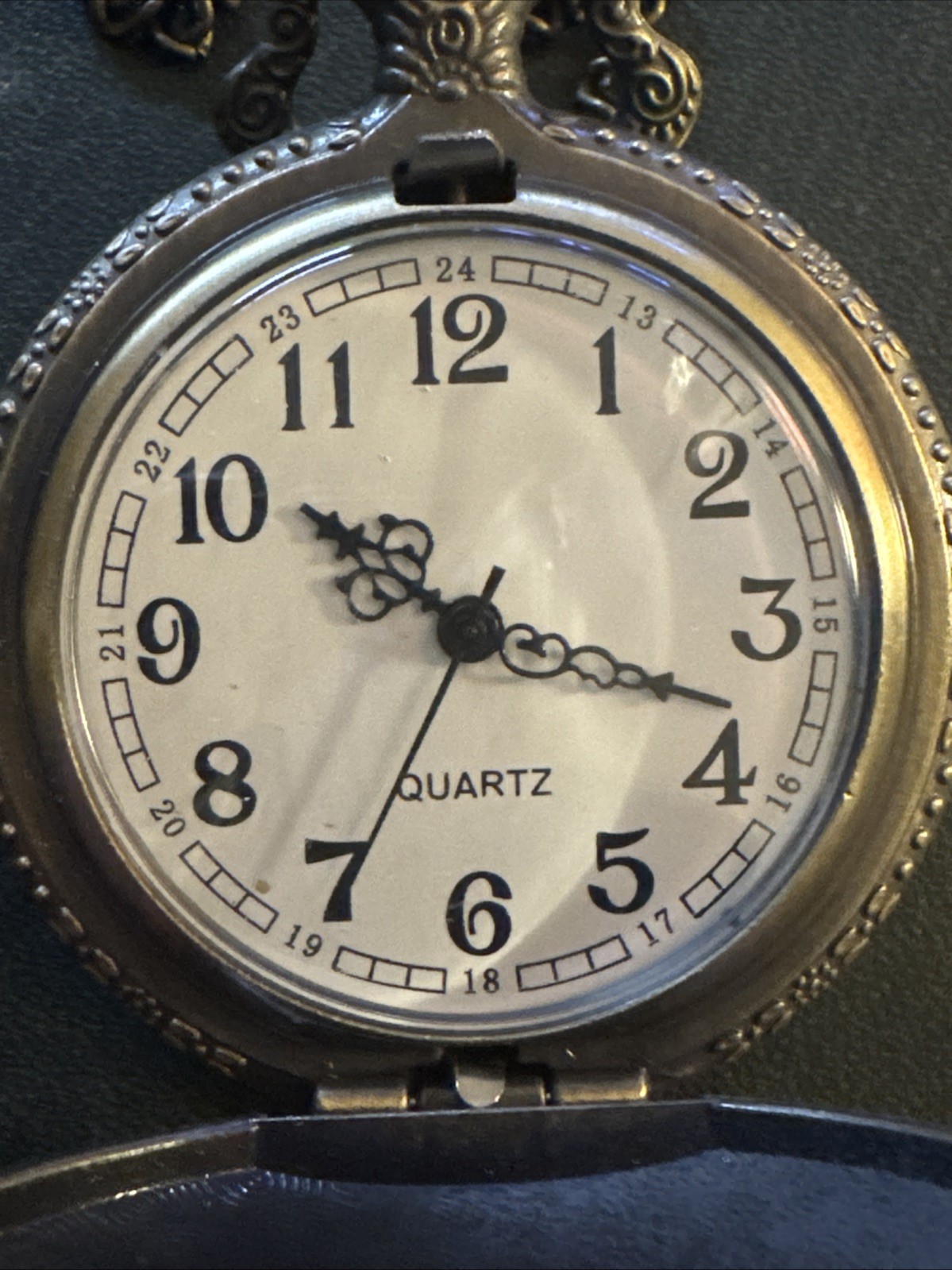 United State Marine Corps Theme Quartz Souvenir Pocket Watch w/ Chain –