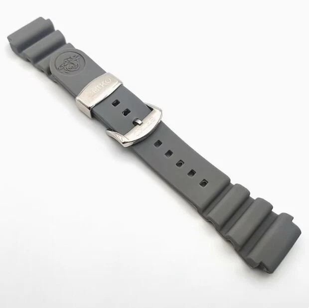 20mm-22mm for SEIKO Prospex BLACK SRP779 SRPC91 Silicon Rubber Watch Band.