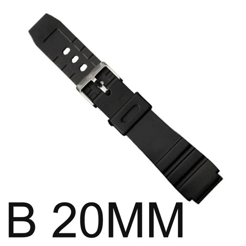 Rubber Watch Strap for Casio Watch Band Sports Diving TUP Strap 18mm 20mm 22mm