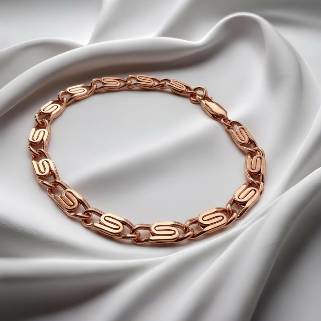 Pure Copper Scroll Bracelet • Vintage Style • Adjustable & Plus Sizes Available