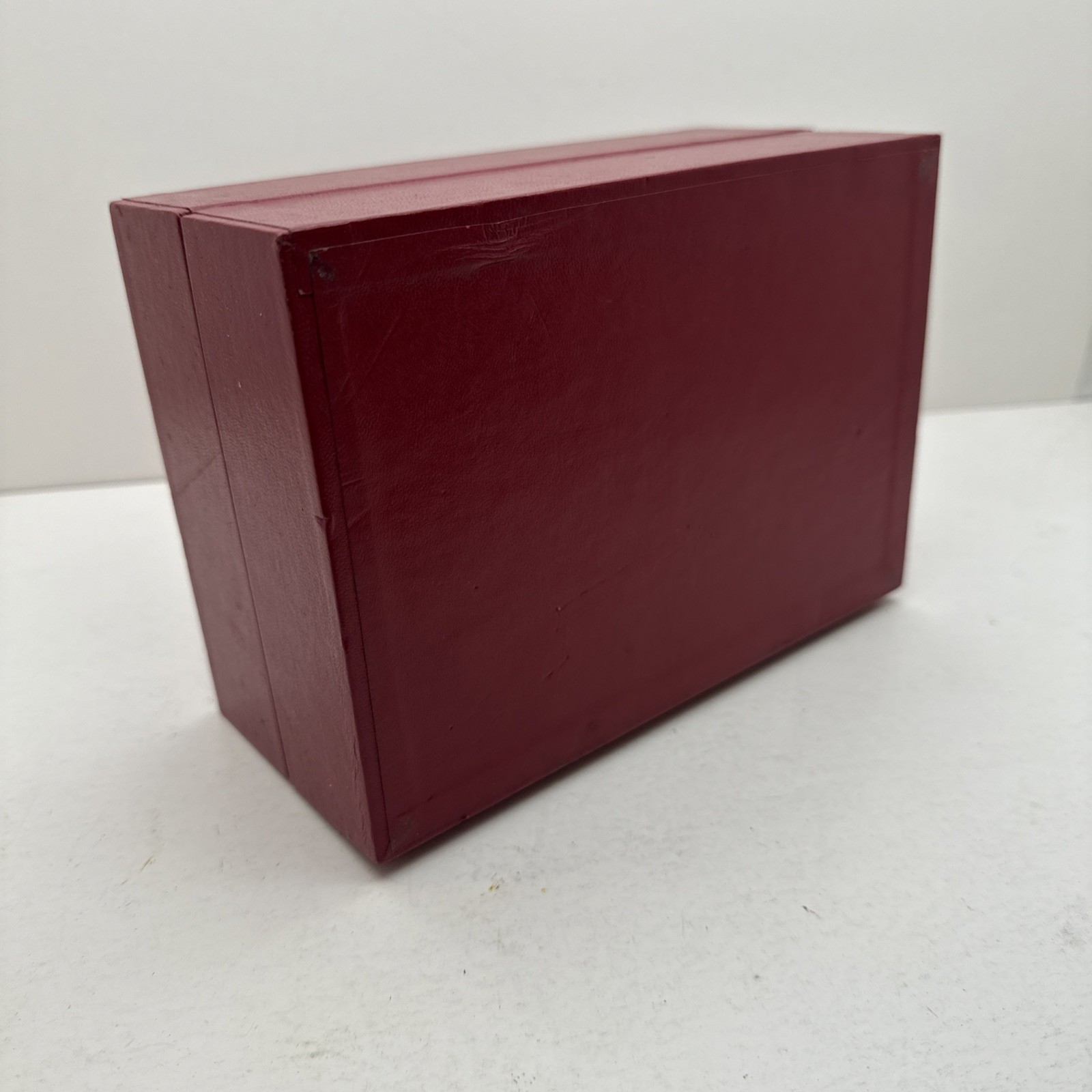 Vintage Cartier Box Velvet Watch Presentation Glass Double Case 7.5x5x3.5”
